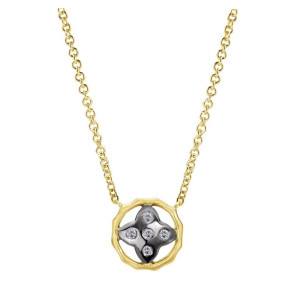 Gabriel Fashion 14 Karat Organic Necklace NK4322Y45JJ