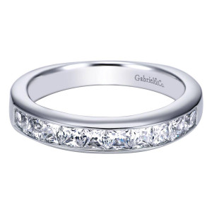 Gabriel 14 Karat Contemporary Wedding Band WB3964W44JJ