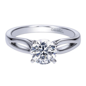 Gabriel 14 Karat Contemporary Engagement Ring ER8133W4JJJ