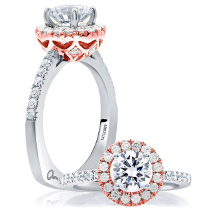 A.JAFFE 18 Karat Signature Engagement Ring MES630