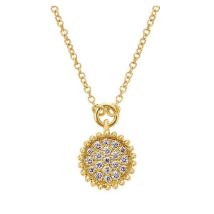 Gabriel Fashion 14 Karat Bombay Necklace NK4369Y45JJ