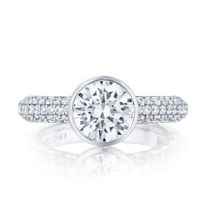 Tacori 307-35RD8 18 Karat Starlit Engagement Ring