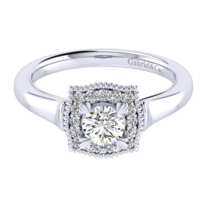 Gabriel 14 Karat Perfect Match Engagement Ring ER009A2AAW44JJ
