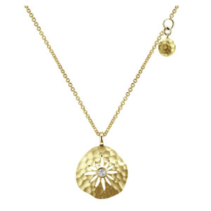 Gabriel Fashion 14 Karat Nature Necklace NK4975Y45JJ
