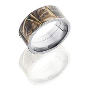 Lashbrook CAMO10F19-RTMAX4 POLISH Camo Wedding Ring or Band