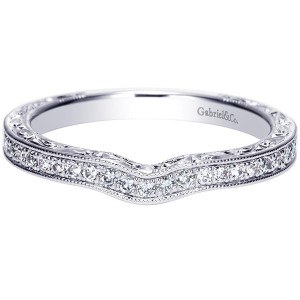 Gabriel 14 Karat Victorian Wedding Band WB8599W44JJ