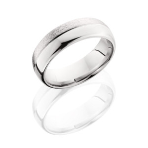 Lashbrook CC7D1.5 STONE-POLISH Cobalt Chrome Wedding Ring or Band