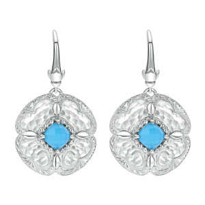Gabriel Fashion Silver Byblos Drop Earrings EG11887SVJXT