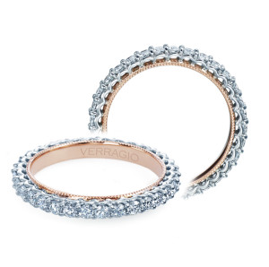Verragio Classic-920W19-TT Platinum Diamond Wedding Ring / Band