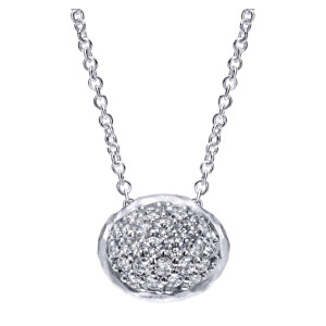 Gabriel Fashion Silver Organic Necklace NK4684SVJWS