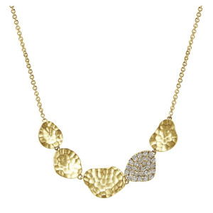 Gabriel Fashion 14 Karat Nature Necklace NK4917Y45JJ