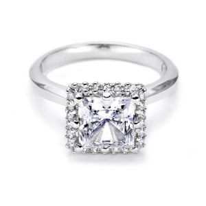 Tacori Platinum Solitaire Engagement Ring 2502PR4.5