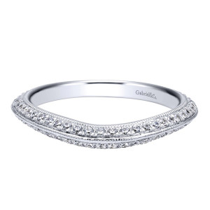 Gabriel 14 Karat Victorian Wedding Band WB10097W44JJ