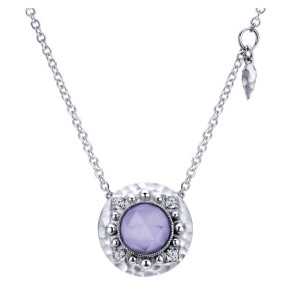 Gabriel Fashion Silver Byblos Chain Necklace NK4829SVJMC