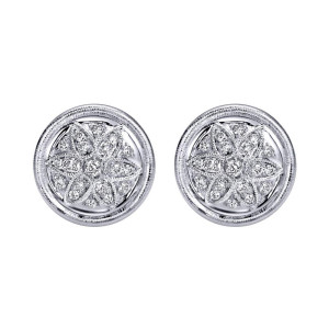 Gabriel Fashion Silver Mediterranean Stud Earrings EG11856SVJWS