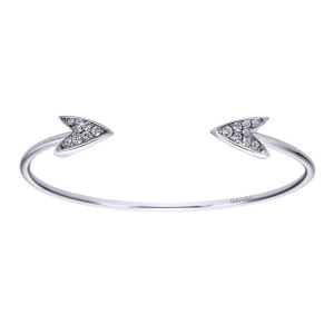 Gabriel Fashion Silver Byblos Cuff Bracelet BG3562SVJWS