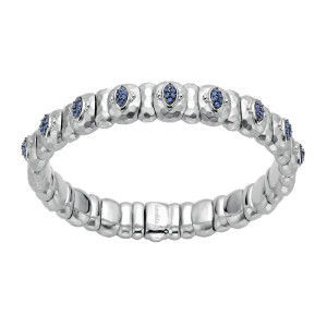 Gabriel Fashion Silver Two-Tone Envy Bangle Bracelet BG3188-65MXJSA