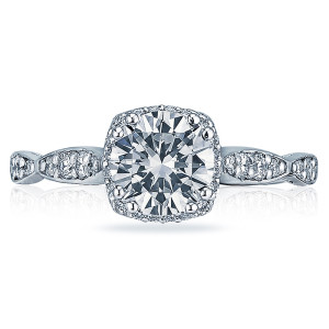 39-2CU65 Platinum Tacori Dantela Engagement Ring