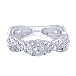 Gabriel Fashion 14 Karat Stackable Stackable Ladies' Ring LR5786W45JJ