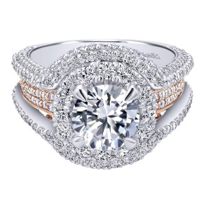 Gabriel 18 Karat Contemporary Engagement Ring ER11995R6T83JJ