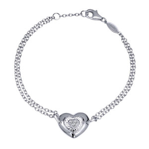 Gabriel Fashion Silver Trends Chain Bracelet TB3098SV5JJ