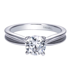 Gabriel 14 Karat Contemporary Engagement Ring ER8134W4JJJ