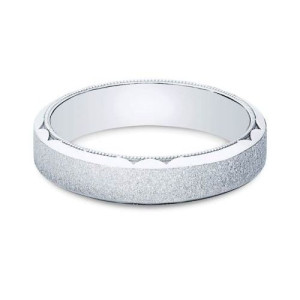 Tacori 655PB Platinum Crescent Wedding Band