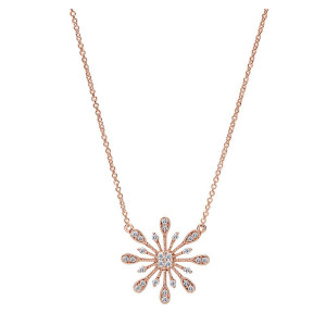 Gabriel Fashion 14 Karat Starburst Necklace NK3820K45JJ