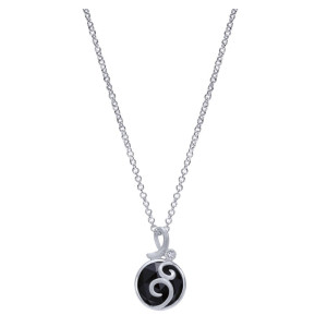 Gabriel Fashion Silver Byblos Necklace NK4495SV5XO
