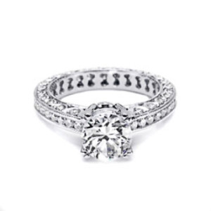 Tacori 18 Karat Crescent Engagement Ring HT2326SOL