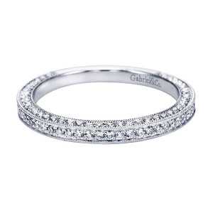 Gabriel 14 Karat Victorian Wedding Band WB7256W44JJ
