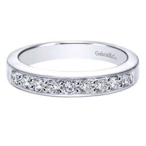 Gabriel Platinum Contemporary Wedding Band WB1702PT3JJ