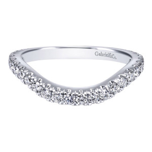 Gabriel 18 Karat Contemporary Wedding Band WB12000R6W83JJ