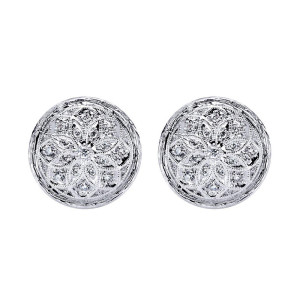 Gabriel Fashion Silver Mediterranean Stud Earrings EG11779SVJWS