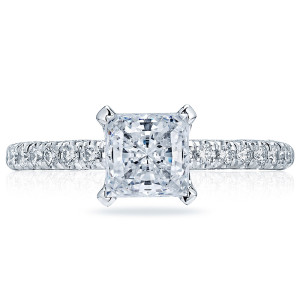 Tacori HT2545PR6 18 Karat Classic Crescent Engagement Ring