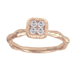 Gabriel Fashion 14 Karat Stackable Stackable Ladies' Ring LR50275K45JJ