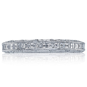Tacori HT2509B12X 18 Karat Reverse Crescent Diamond Wedding Band
