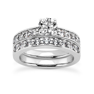 Taryn Collection Platinum Diamond Engagement Ring TQD A-6131