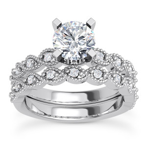 Taryn Collection 18 Karat Diamond Engagement Ring TQD A-9071