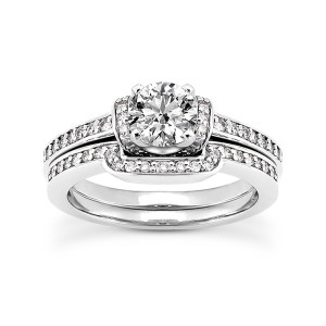 Taryn Collection 18 Karat Diamond Engagement Ring TQD A-4371