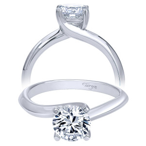 Taryn 14k White Gold Round Bypass Engagement Ring TE10202W4JJJ