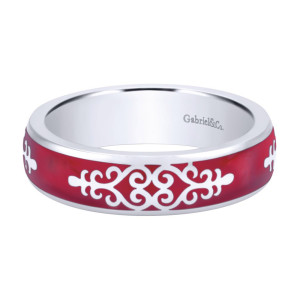 Gabriel Fashion Mixed Metal Stackable Stackable Ladies' Ring LR5900-75E1SVJJJ