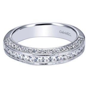 Gabriel 14 Karat Victorian Wedding Band WB4136W44JJ