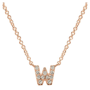 Gabriel Fashion 14 Karat Initial Initial Necklace NK4577W-K45JJ