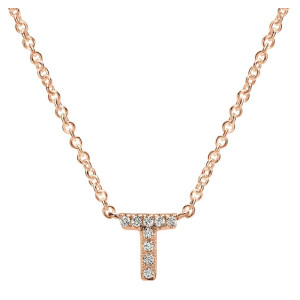 Gabriel Fashion 14 Karat Initial Initial Necklace NK4577T-K45JJ