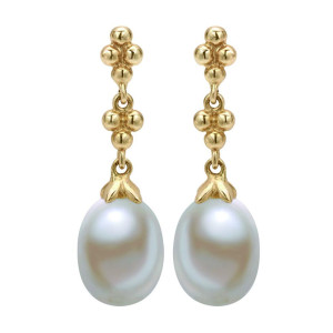 Gabriel Fashion 14 Karat Contemporary Drop Earrings EG9883Y4JPL
