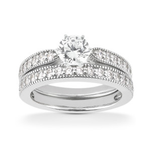 Taryn Collection Platinum Diamond Engagement Ring TQD A-3771