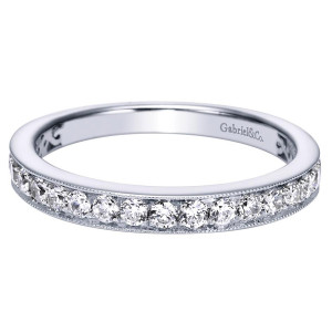Gabriel 14 Karat Victorian Wedding Band WB4175W44JJ