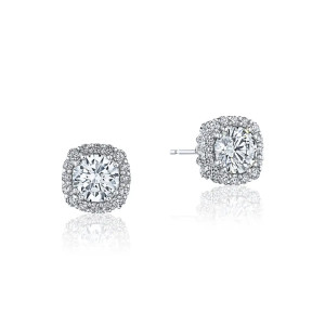 Tacori Full Bloom Diamond Stud Earrings FE803CU5PLT Platinum