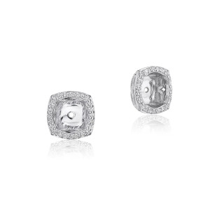 Tacori Bloom Diamond Earring Jackets FE806CU7PLT Platinum